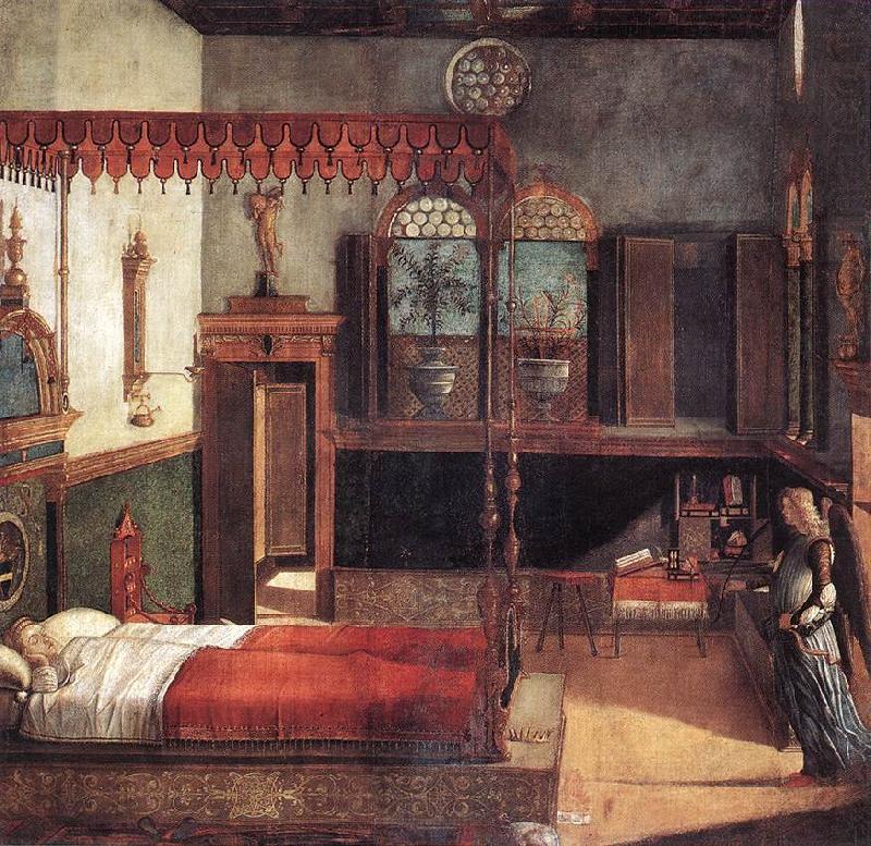 CARPACCIO, Vittore The Dream of St Ursula  dfg china oil painting image